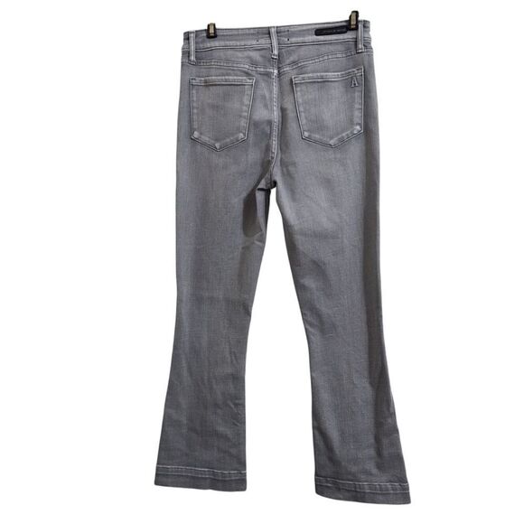 ARTICLES OF SOCIETY LONDON HIGH RISE CROP DODGEVILLE PANTS JEANS 26 GRAY - Picture 6 of 14